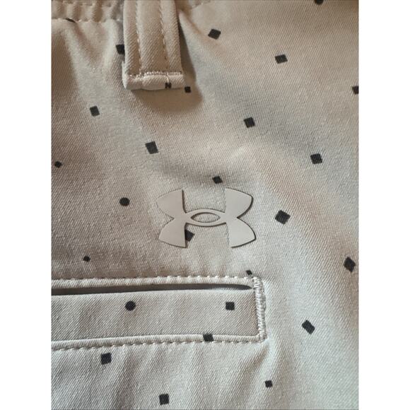 Under Armour Tech Golf Shorts Men’s Size 32 Gray 9” Inseam Stretch Polyester - Picture 6 of 9